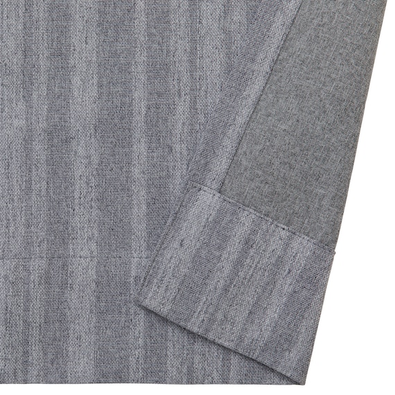 遮光1級・遮熱・遮音カーテン(RD215 グレー 100X110X2) 4枚目画像