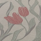 裏地付き遮光2級・遮熱ジャカードカーテン(PK321 レッド 100X110X2) 2枚目画像