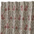 裏地付き遮光2級・遮熱ジャカードカーテン(PK321 レッド 100X110X2) 3枚目画像