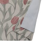 裏地付き遮光2級・遮熱ジャカードカーテン(PK321 レッド 100X110X2) 4枚目画像