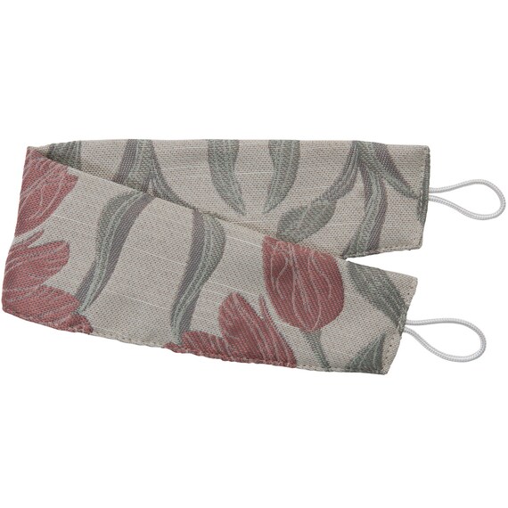 裏地付き遮光2級・遮熱ジャカードカーテン(PK321 レッド 100X110X2) 5枚目画像