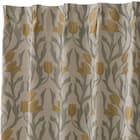 裏地付き遮光2級・遮熱ジャカードカーテン(PK321 イエロー 100X110X2) 3枚目画像