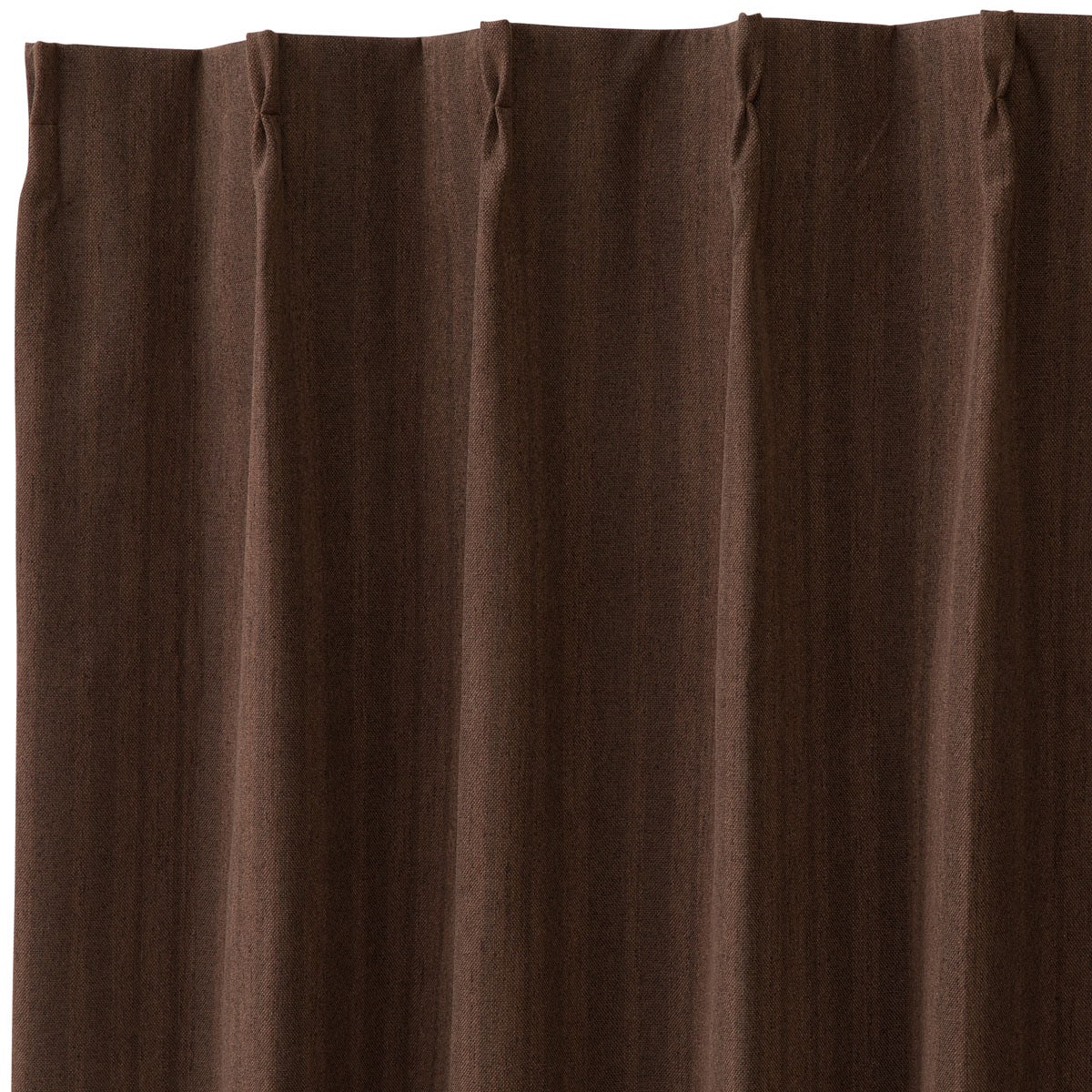 遮光1級・遮熱・遮音 お好みサイズカーテン RD215 ダークブラウン(幅