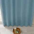 遮光2級・遮熱カーテン&ミラーレース4枚セット(RP020 ブルー 100X110X4) 8枚目画像