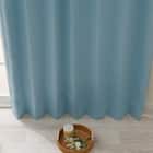 遮光2級・遮熱カーテン&ミラーレース4枚セット(RP020 ブルー 100X110X4) 8枚目画像