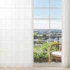 遮光2級・遮熱カーテン&ミラーレース4枚セット(RP020 ブルー 100X110X4) 15枚目画像