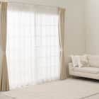 遮光2級・遮熱カーテン&ミラーレース4枚セット(RP020 ベージュ 100X110X4) 3枚目画像