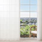 遮光1級・遮熱カーテン&ミラーレース4枚セット(RP020 ネイビー 100X110X4) 15枚目画像