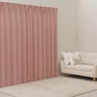 遮光2級・遮熱カーテン&ミラーレース4枚セット(RP020 ローズ 100X110X4) 2枚目画像