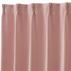 遮光2級・遮熱カーテン&ミラーレース4枚セット(RP020 ローズ 100X110X4) 4枚目画像