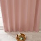 遮光2級・遮熱カーテン&ミラーレース4枚セット(RP020 ローズ 100X110X4) 8枚目画像