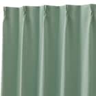 遮光2級・遮熱カーテン&ミラーレース4枚セット(RP020 グリーン 100X110X4) 4枚目画像