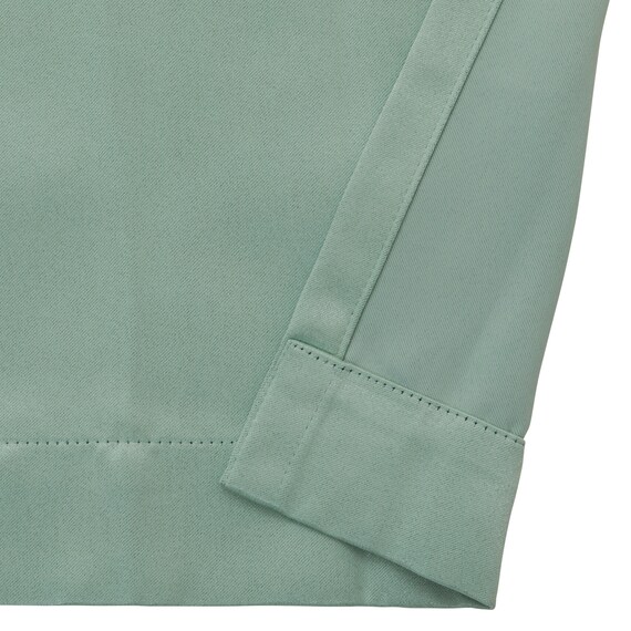 遮光2級・遮熱カーテン&ミラーレース4枚セット(RP020 グリーン 100X110X4) 6枚目画像