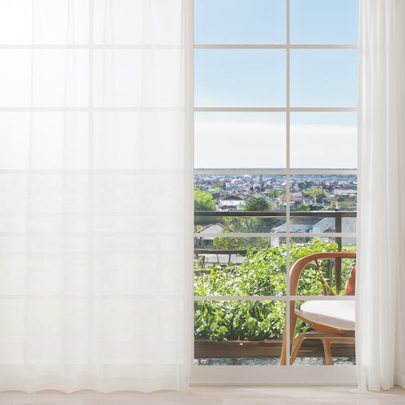 遮光2級・遮熱カーテン&ミラーレース4枚セット(RP020 グリーン 100X110X4) 15枚目画像