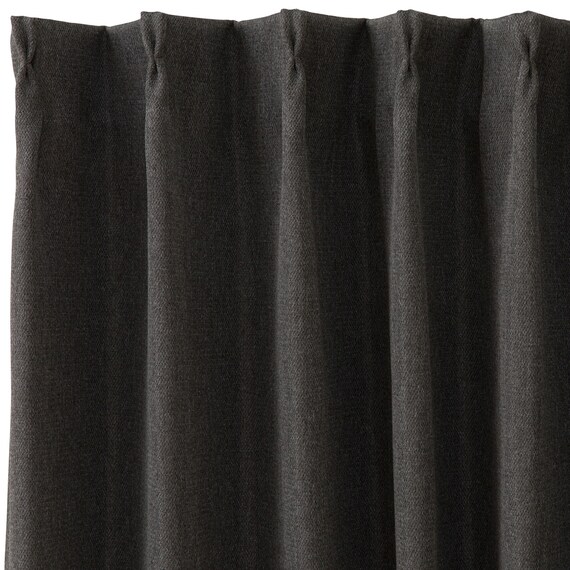 遮光2級･遮熱カーテン＆ミラーレース4枚セット(RP021 ダークグレー 100X110X4) 4枚目画像