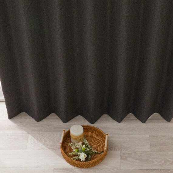 遮光2級・遮熱カーテン&ミラーレース4枚セット(RP021 ダークグレー 100X110X4) 8枚目画像