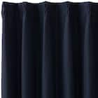 遮光1級・遮熱カーテン&ミラーレース4枚セット(RP021 ネイビー 100X110X4) 4枚目画像