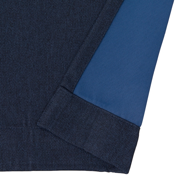 遮光1級・遮熱カーテン&ミラーレース4枚セット(RP021 ネイビー 100X110X4) 6枚目画像