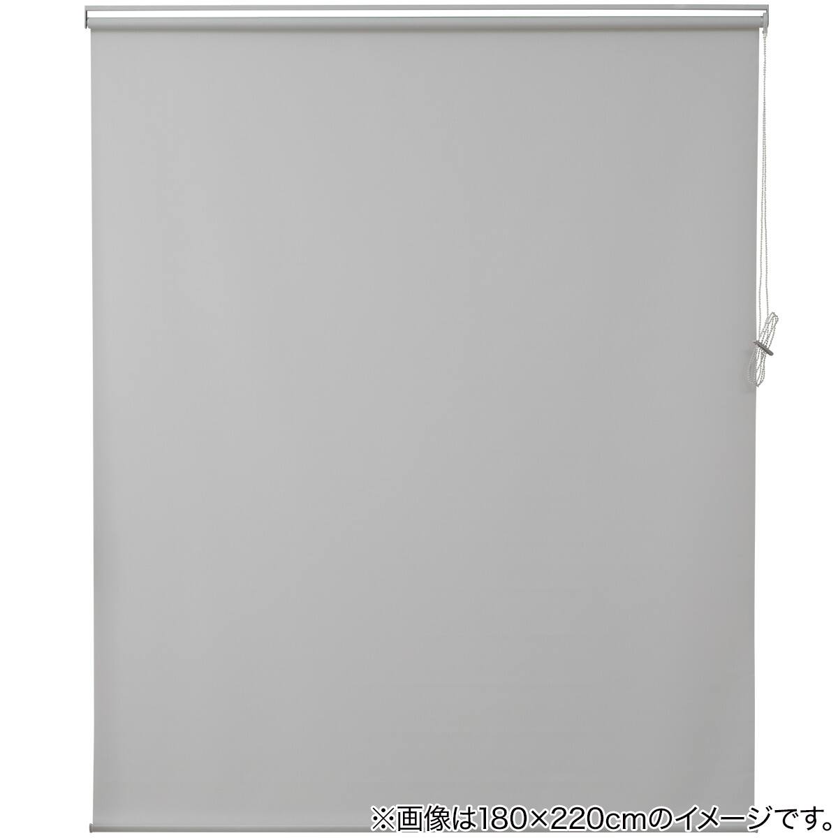 ニトリ ロールスクリーンカーテン 採光　幅160㎝×丈150㎝（オーダー品） 採光ロールスクリーン(AS02 グレー 180X220) | ニトリネット【公式