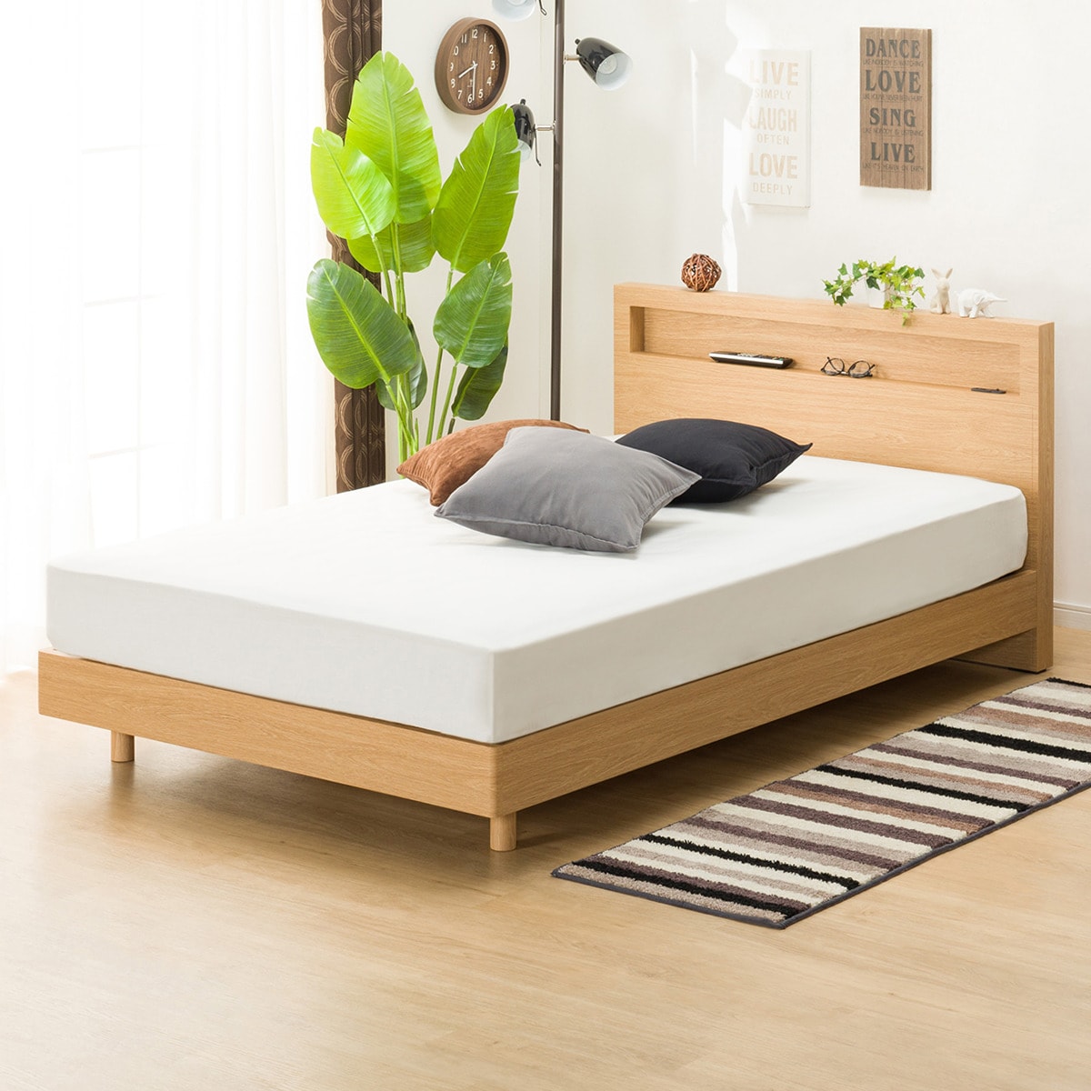 セミダブルベッドフレーム ヘンリック Lbr 通販 ニトリネット 公式 家具 インテリア通販 セミダブルベッドフレーム ヘンリック Lbr 通販 ニトリネット 公式 家具 インテリア通販