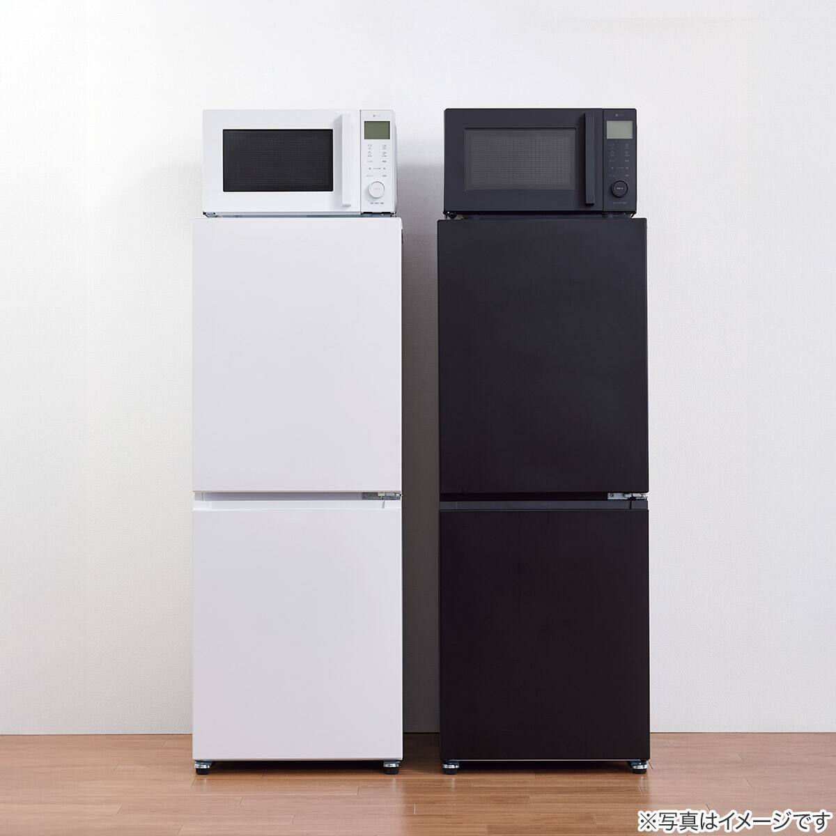 (送料無料) 2021年 極美品 2ドア冷蔵庫 霜取り不要 ガラス製ドア ニトリ（NITORI） 160L 2ドア霜取り不要 冷凍冷蔵庫 (GZ2G01 ホワイト