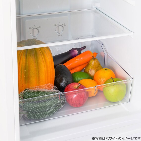 180L 2ドア霜取り不要冷凍冷蔵庫(GZ2G02 ブラック)延長保証付き(リサイクル回収なし) 8枚目画像