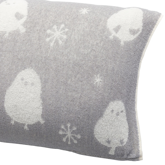 のびのびパイルまくらカバー(DM3シマエナガGY) 3枚目画像