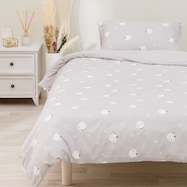 ふとん・ベッド用3点セットシマエナガ(S5 GY)