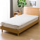 温度調整 除湿・防ダニ マットレスプロテクター(ベッドパッド)クイーン(B2306 Q) 1枚目画像