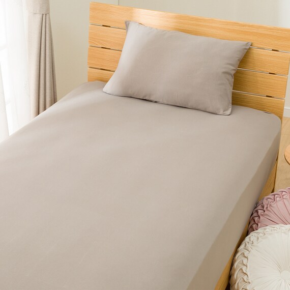 たて・よこストレッチNフィットシーツ スモールシングル-シングル(DS02 コットン ミドルモカ SS-S) 3枚目画像