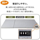 点で支える除湿シート付き 体圧分散敷布団 シングル(S F2407) 2枚目画像