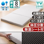 点で支える除湿シート付き 体圧分散敷布団(F2407)【期間限定価格:12/29~1/26まで】