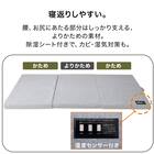 点で支える除湿シート付き 体圧分散敷布団 セミダブル(SD F2407) 2枚目画像