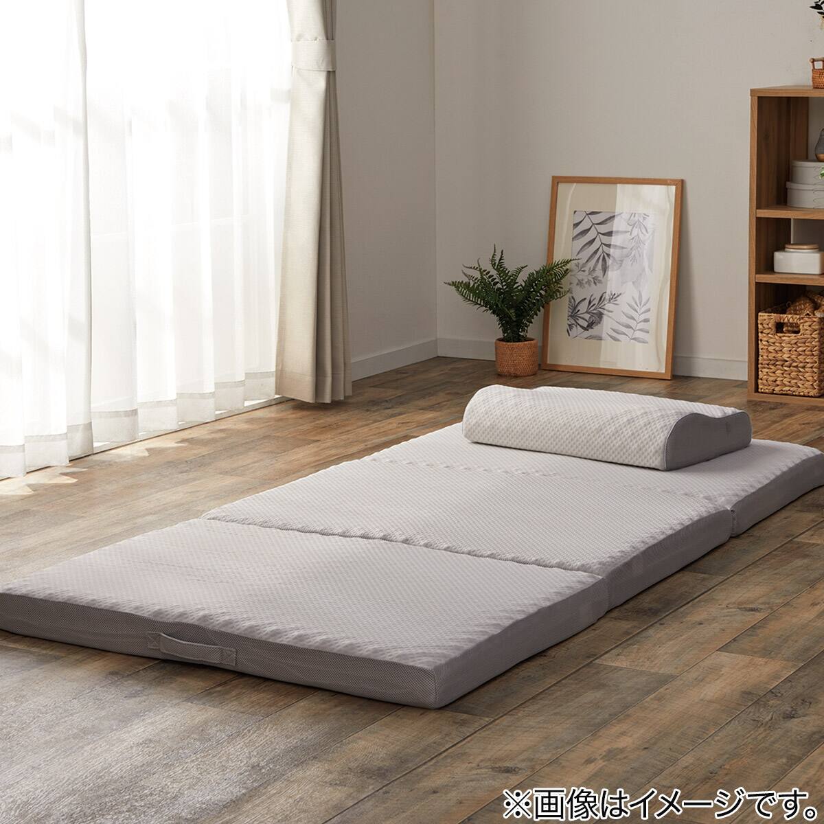 点で支える除湿シート付き 体圧分散敷布団 セミダブル(SD F2407