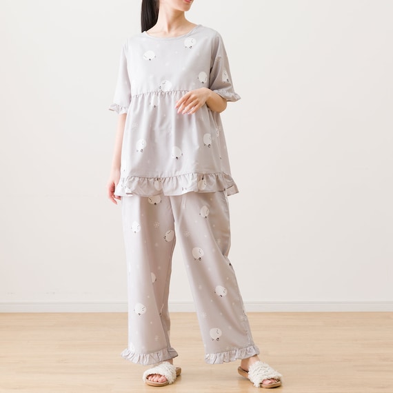 フリルパジャマセット シマエナガ M-L(N515) 2枚目画像