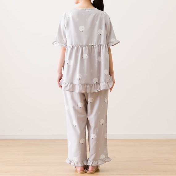 フリルパジャマセット シマエナガ M-L(N515) 5枚目画像