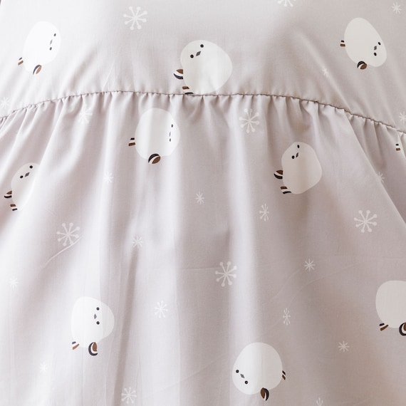 フリルパジャマセット シマエナガ M-L(N515) 11枚目画像