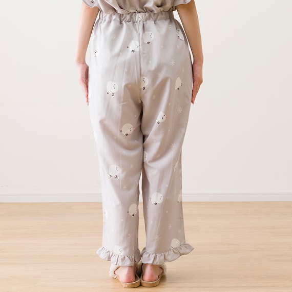 フリルパジャマセット シマエナガ M-L(N515) 15枚目画像