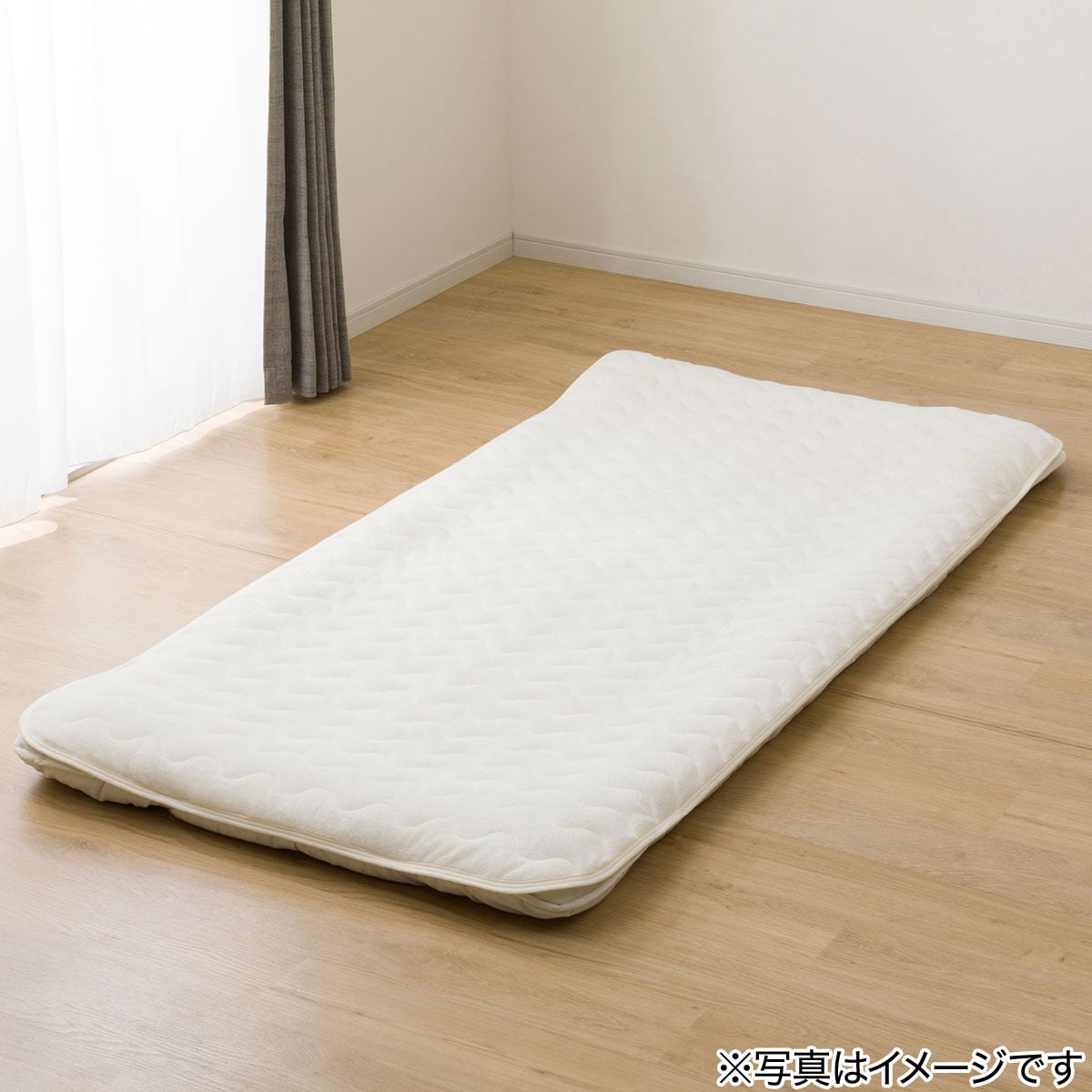 両面使える 敷きパッド ダブル(Nウォーム A2403シマエナガ D) | ニトリ