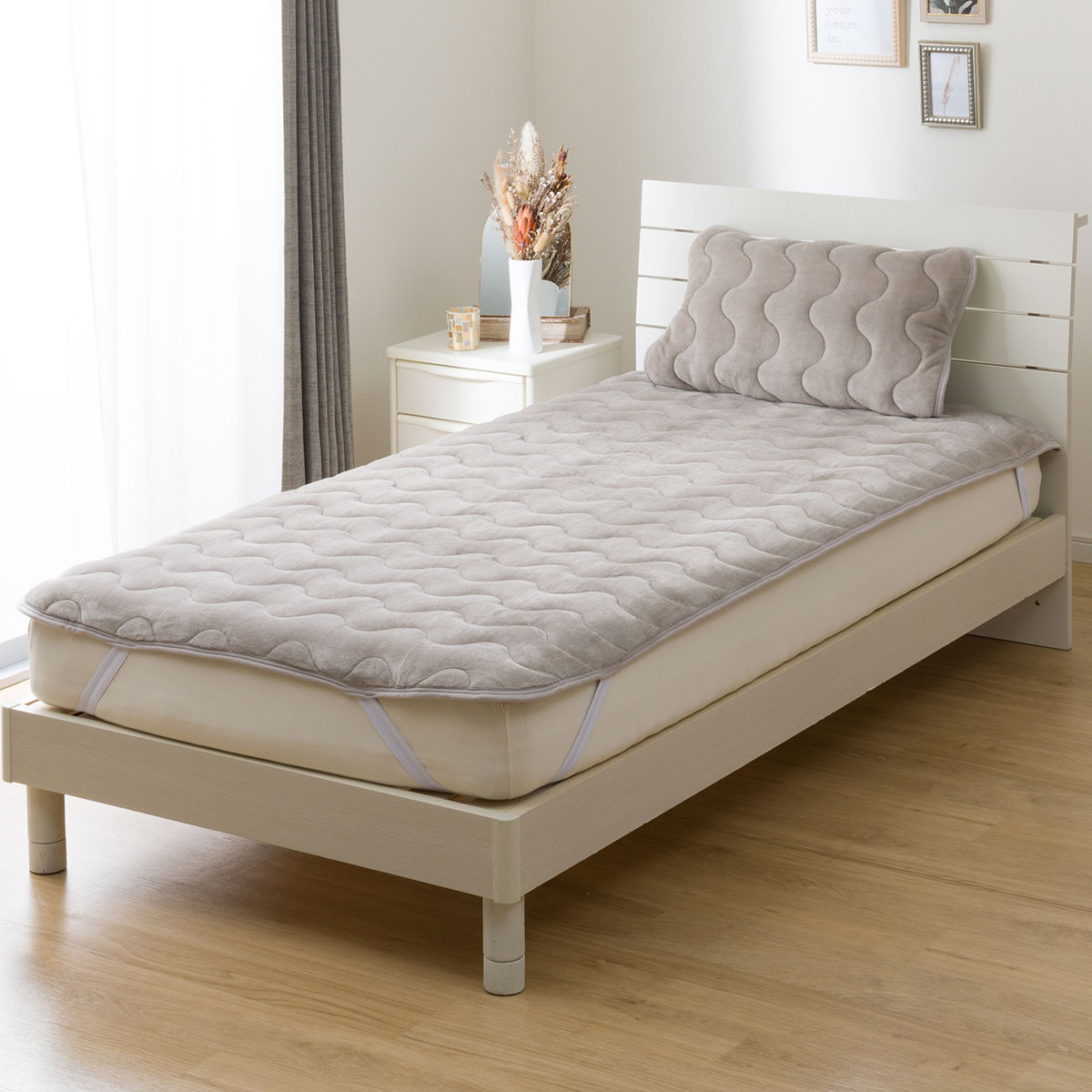 両面使える 敷きパッド セミダブル(NウォームSP A2406 MO SD) | ニトリ