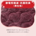 両面使える 敷きパッド ダブル(NウォームWSP A2407 RO D) 13枚目画像