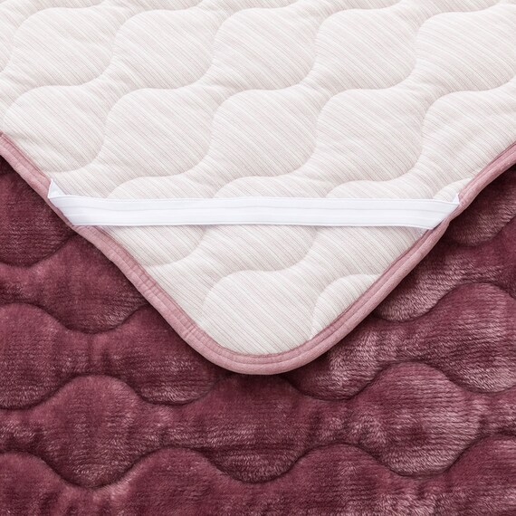 両面使える 敷きパッド ダブル(NウォームWSP A2407 RO D) 21枚目画像