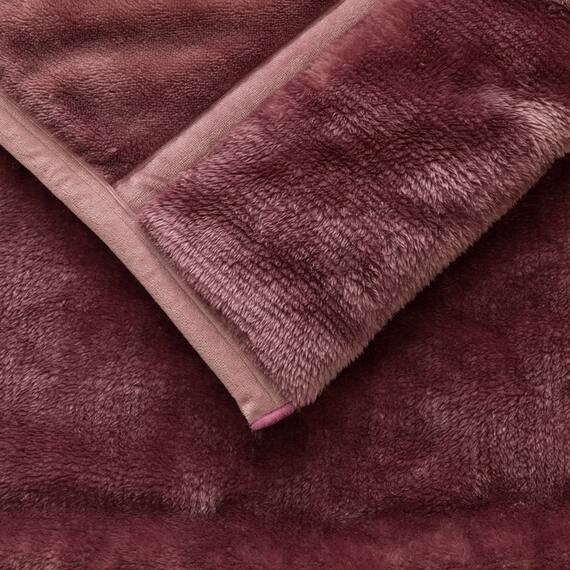 2枚合わせ毛布 シングル(NウォームWSP A2407 RO S) 17枚目画像