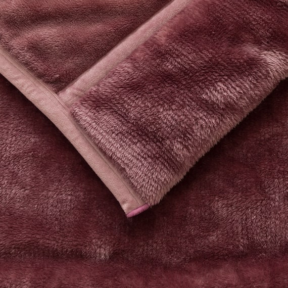 2枚合わせ毛布 シングル(NウォームWSP A2407 RO S) 17枚目画像