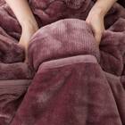 2枚合わせ毛布 シングル(NウォームWSP A2407 RO S) 18枚目画像