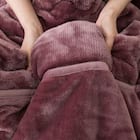 2枚合わせ毛布 シングル(NウォームWSP A2407 RO S) 18枚目画像