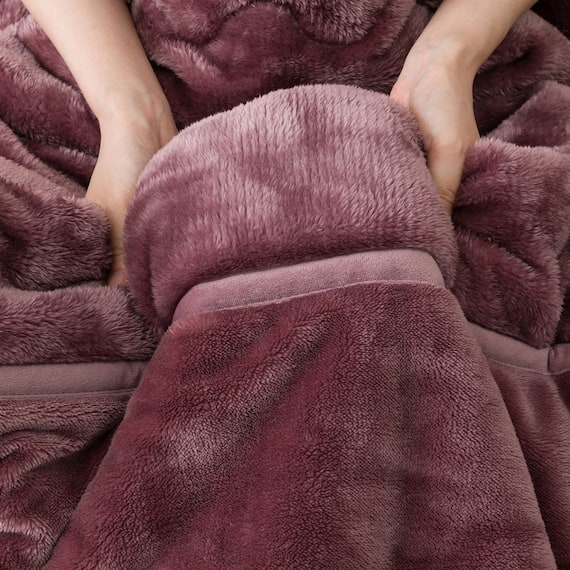 2枚合わせ毛布 シングル(NウォームWSP A2407 RO S) 18枚目画像