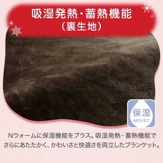 2枚合わせ ブランケット（NウォームWSP A24 DMO） 6枚目画像