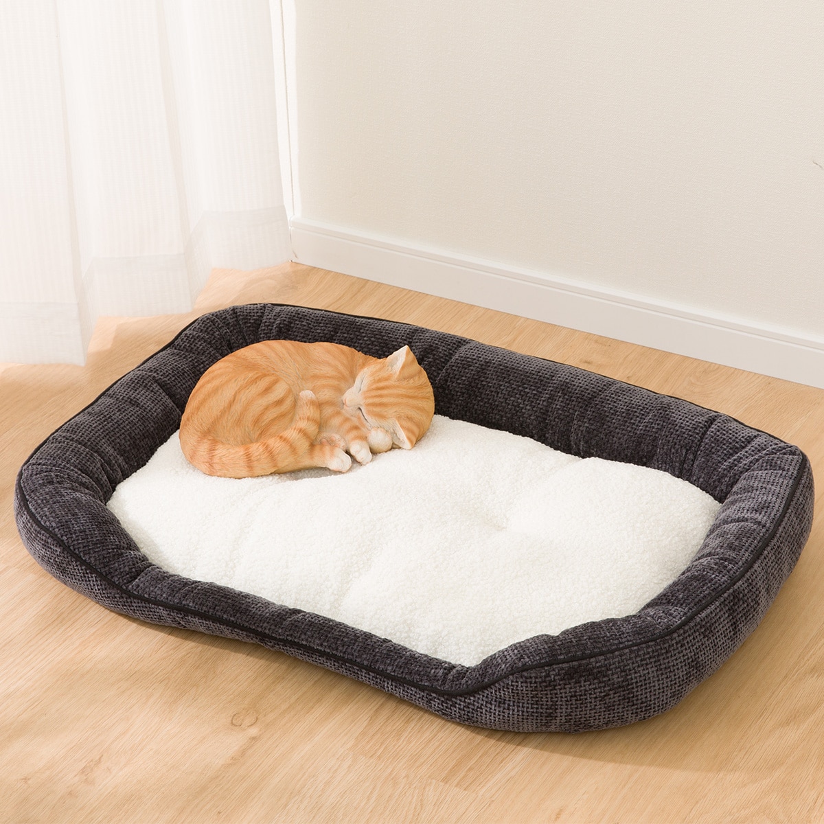 ペットベッド 四角型 L(モコモコ2433 シカク L) | ニトリネット【公式