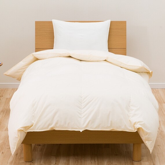 【日本製】ホワイトダックダウン70% 羽毛布団(ムーンシャンテン クイーン) 20枚目画像